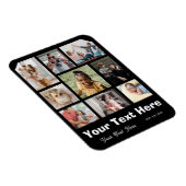 Voeg 9 foto's en je favoriete bijschriftmagneet to magneet (Rechterzijde)