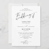 Voeg Aangepaste Foto Modern Script Weddenschap toe Kaart (Voorkant)