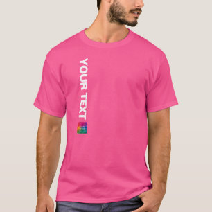 Voeg Afbeelding foto of Logo wow roze Sjabloon Man T-shirt