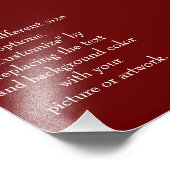 Voeg Afbeelding of Kunstwerk toe, Creëer het Uw ma Foto Afdruk (Hoek)