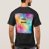 Voeg Afbeelding Photo Template Sided Basic toe T-shirt (Achterkant)