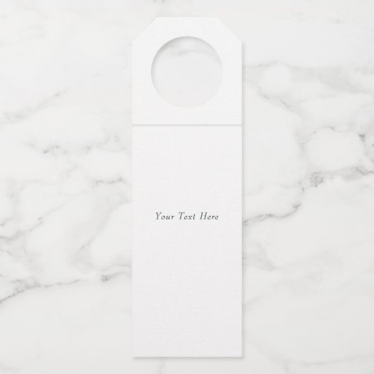 Voeg alleen Mimosa champagne of Prosecco sap toe Flessenhanger (Achterkant)