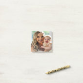 Voeg babofoto toe personaliseren aanpassen post-it® notes (Op bureau)