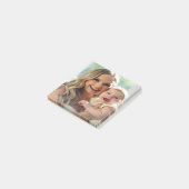 Voeg babofoto toe personaliseren aanpassen post-it® notes (Schuin)