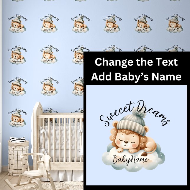 Voeg Baby-naam toe, verander tekst, Schattigee lee Behang (Creator heeft geüpload)