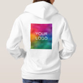 Voeg Basis de Witte Sjabloon van de Kleur van de B Hoodie (Achterkant)