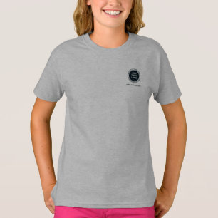 Voeg Bedrijfs Logo en het Adres van de Website van T-shirt