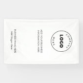 Voeg BedrijfsGebeurtenissen Bedrijfs van Logo toe Spandoek (Horizontaal)