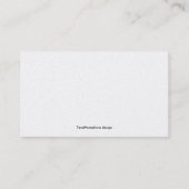 voeg bedrijfsinformatiekaarten toe visitekaartje (Achterkant)