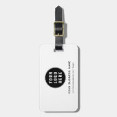 Voeg BedrijfsLogo en de Douane Bedrijf van de Webs Bagagelabel (Voorkant verticaal)