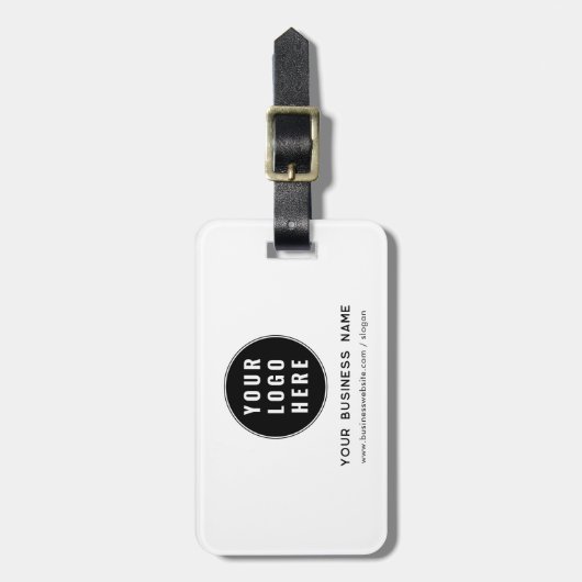 Voeg BedrijfsLogo en de Douane Bedrijf van de Webs Bagagelabel (Voorkant verticaal)