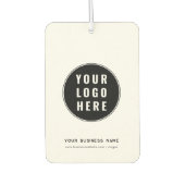 Voeg BedrijfsLogo en de Douane Bedrijf van de Webs Luchtverfrisser (Voorkant)