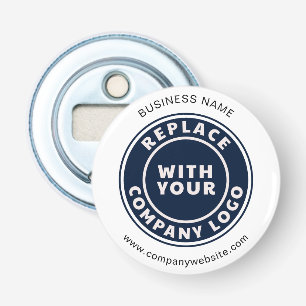 Voeg BedrijfsLogo en de Douane van de Website van  Button Flesopener