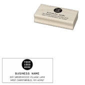 Voeg BedrijfsLogo en de Douane van de Website van  Rubberstempel (Gestempeld)