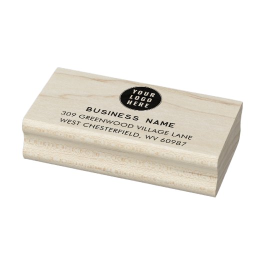 Voeg BedrijfsLogo en de Douane van de Website van  Rubberstempel (Stempel)