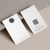 Voeg BedrijfsLogo en QR Code toe die de Kaart van