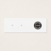 Voeg BedrijfsLogo en QR Code toe die de Kaart van (Voorkant)