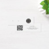 Voeg BedrijfsLogo en QR Code toe die de Kaart van (Bureau)