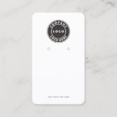 Voeg BedrijfsLogo en QR Code toe die de Kaart van  Visitekaartje (Voorkant)