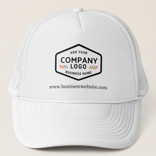 Voeg BedrijfsLogo en Slogan Aangepaste Medewerker Trucker Pet (Voorkant)