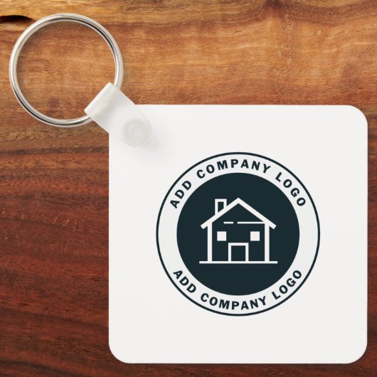 Voeg BedrijfsModern de Medewerker van het Personee Sleutelhanger (Voorkant)