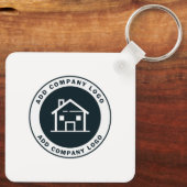 Voeg BedrijfsModern de Medewerker van het Personee Sleutelhanger (Achterkant)