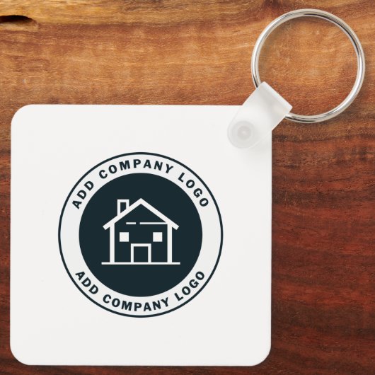 Voeg BedrijfsModern de Medewerker van het Personee Sleutelhanger (Achterkant)