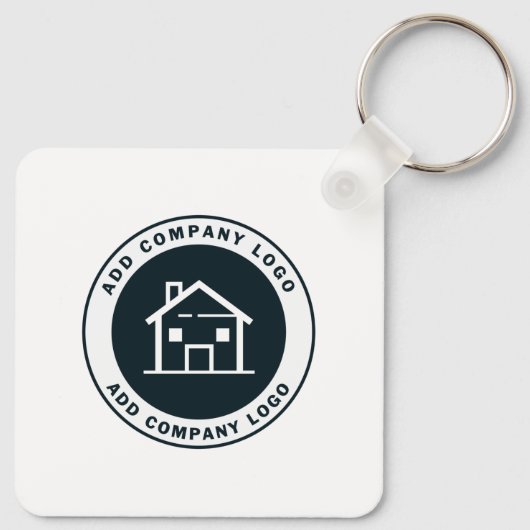 Voeg BedrijfsModern de Medewerker van het Personee Sleutelhanger (Achterkant)