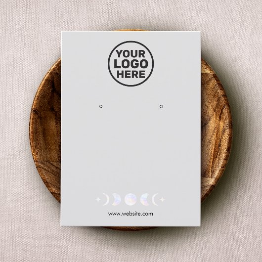 Voeg Bezig Bezig met Logo Moon Phase Zodiac Oorlog Visitekaartje