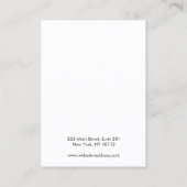 Voeg Bezig Bezig met Logo Moon Phase Zodiac Oorlog Visitekaartje (Achterkant)