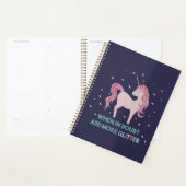Voeg bij twijfel meer glitter toe - Unicorn Quote Planner (Display)