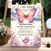 Voeg Bug Boho Soft Glow Live Butterfly Baby Shower