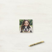 Voeg Bulldog Foto Personaliseer Aanpassen Toe Post-it® Notes (Op bureau)