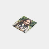 Voeg Bulldog Foto Personaliseer Aanpassen Toe Post-it® Notes (Schuin)