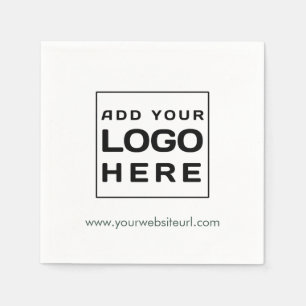 Voeg Business Brand Logo Coworkers Paper toe Servet