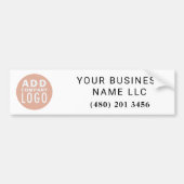 Voeg Business Logo Company Car Fleet toe Bumpersticker (Voorkant)