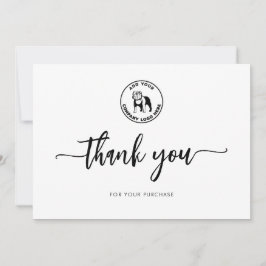 Voeg Business Logo Company Clients Appreciation to Bedankkaart