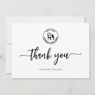 Voeg Business Logo Company Clients Appreciation to Bedankkaart
