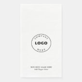 Voeg Business Logo Company Employees Custom toe Servet (Voorkant)