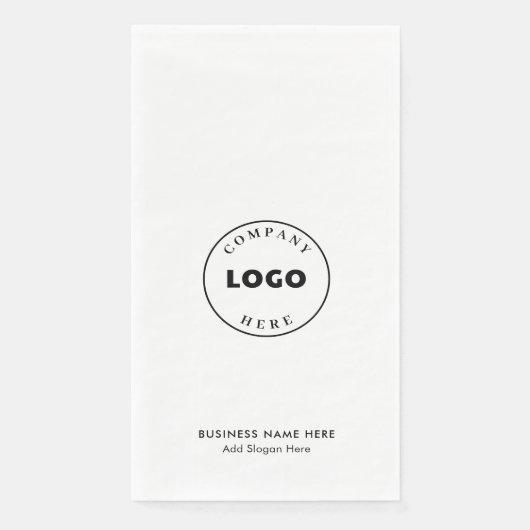 Voeg Business Logo Company Employees Custom toe Servet (Voorkant)