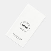 Voeg Business Logo Company Employees Custom toe Servet (Hoek)