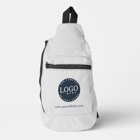 Voeg Business Logo Company Employees Custom toe Sling Bag (Voorkant)