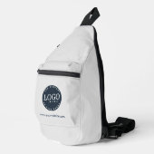 Voeg Business Logo Company Employees Custom toe Sling Bag (Rechterhoek)