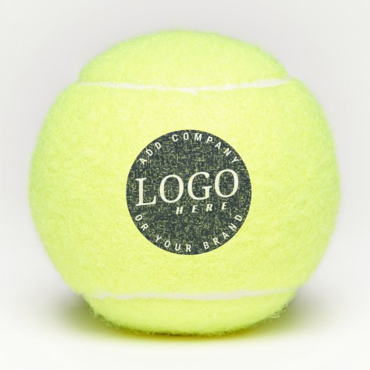 Voeg Business Logo Company Team Medewerkers Swag t Tennisballen (Voorkant)