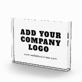 Voeg Business Logo Corporate Employees Promotional Fotoblokken (Rechts)