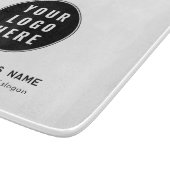 Voeg Business Logo en Bedrijfswebsite Custom Swag Snijplank (Hoek)