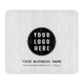 Voeg Business Logo en Bedrijfswebsite Custom Swag Snijplank (Voorkant)
