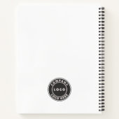 Voeg Business Logo Kantoor medewerkers Custom toe Notitieboek (Achterkant)