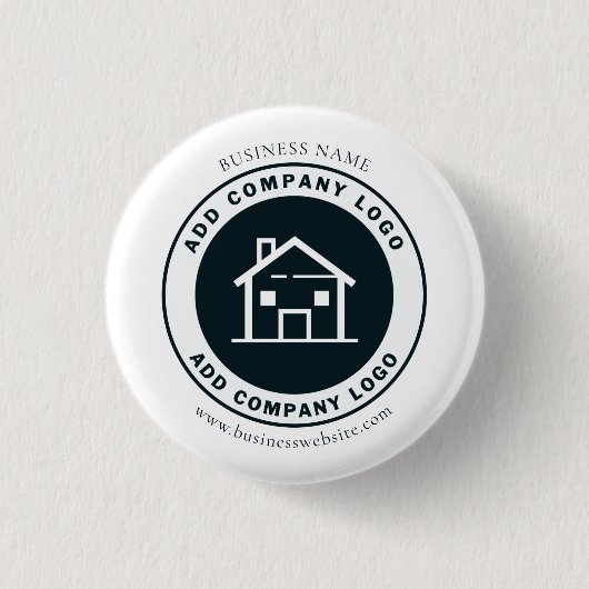 Voeg Business Logo Medewerkers Custom toe Ronde Button 3,2 Cm (Voorkant)