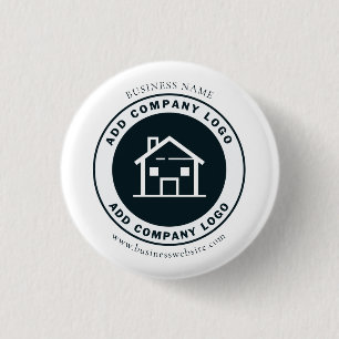 Voeg Business Logo Medewerkers Custom toe Ronde Button 3,2 Cm